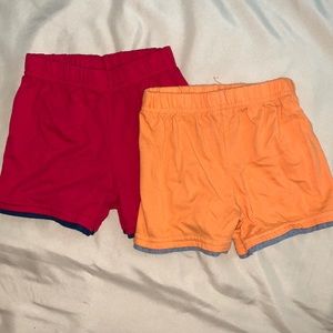 2 pairs of boys 12m shorts.